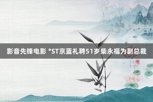 影音先锋电影 *ST京蓝礼聘51岁柴永福为副总裁